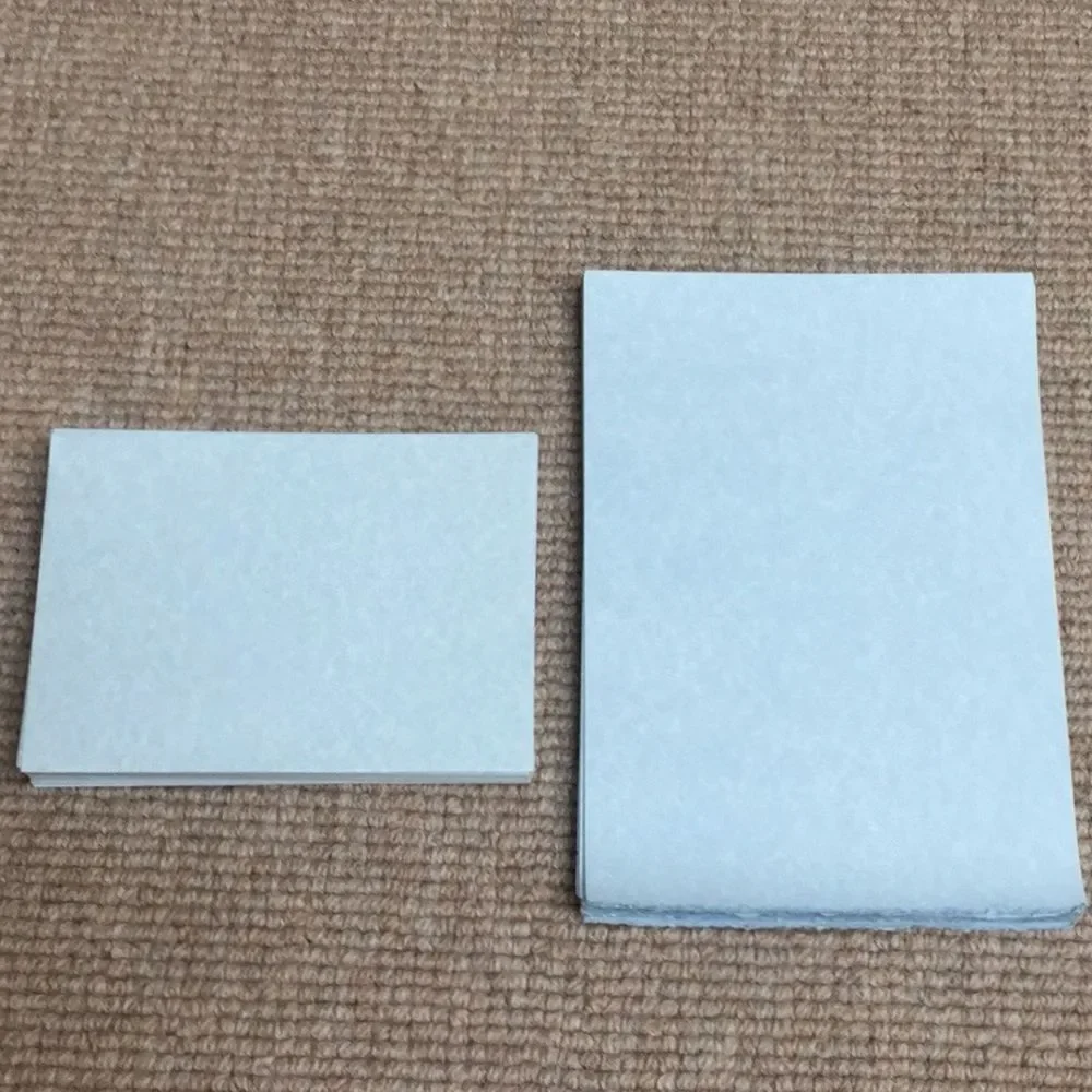 Blue Parchment Stationery